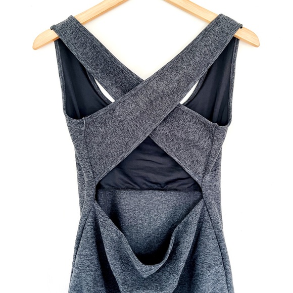 Year of Ours Stretch Onsie Cross Back Jumpsuit Bodysuit - Picture 13 of 16